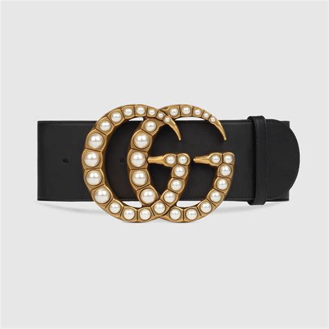 cintura gucci perle grande|gucci belts for women.